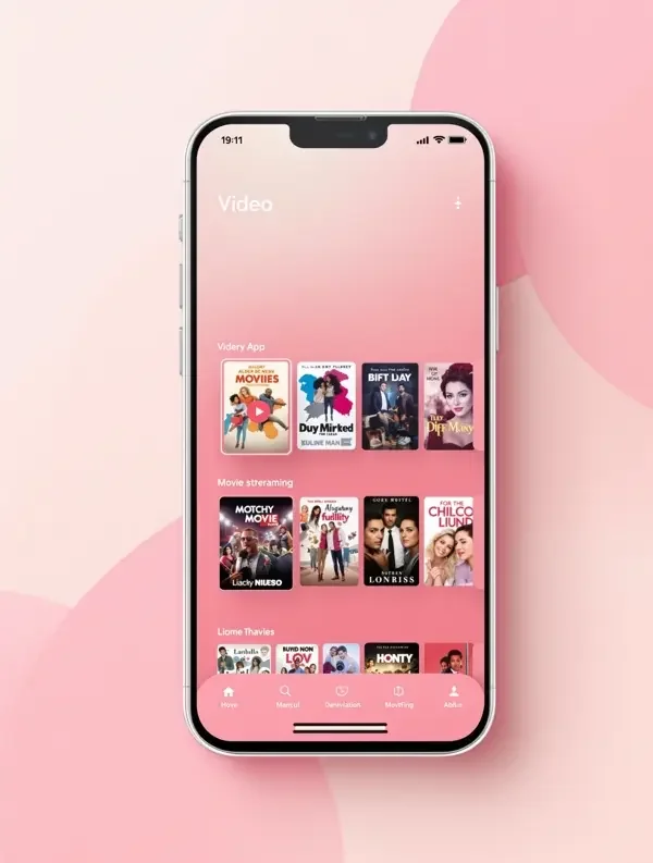 神马影院 APP 下载页手机预览